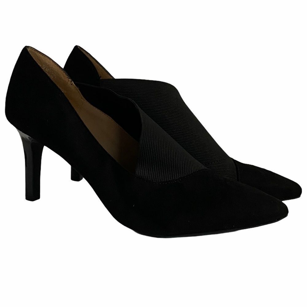 ANDREW‎ GELLER Black
Women's Tucket Pump Heels Sz 9